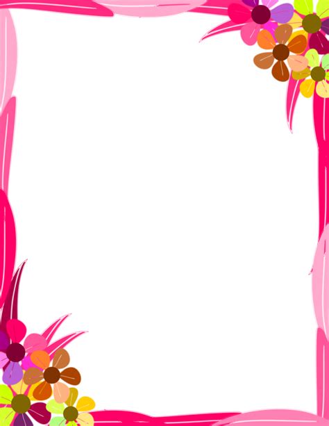 Rectangle flower frame clipart 32407292 PNG