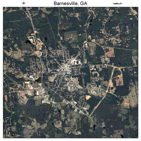 Aerial Photography Map of Barnesville, GA Georgia