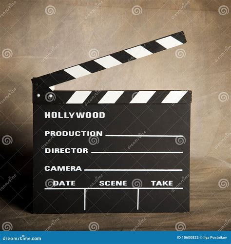 Clapstick stock photo. Image of shooting, date, film - 10600822