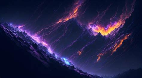 Purple Space Storm Cool AI Art Wallpaper, HD Artist 4K Wallpapers, Images and Background ...