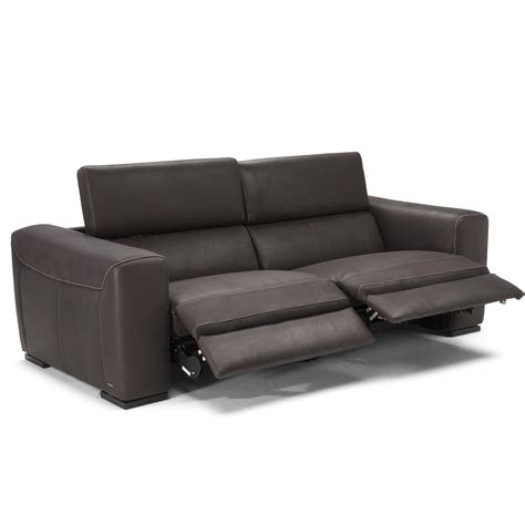 Natuzzi Leather Reclining Sofa - nikemiller