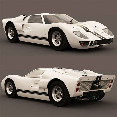 3D Model Ford Gt40 1966 - TurboSquid 2031923