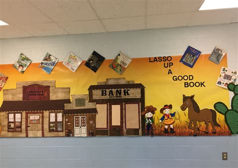 Western Bulletin Board for Cowboy Theme School Book Fair