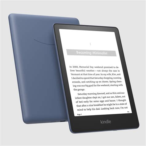 The Kindle Paperwhite now comes in two new colors