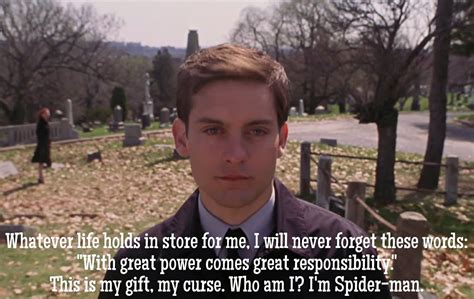 Incredible Spider Man Quotes Tobey Maguire References - Pangkalan