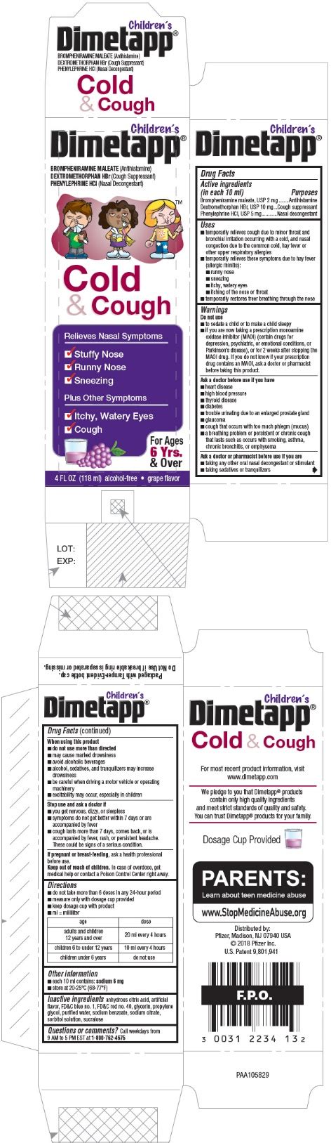 Dimetapp Cold And Cough Dosage Chart By Weight - Chart Walls