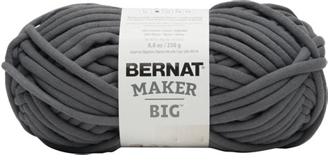 Bernat Cotton Maker Big Yarn (250g/8.8 oz), Shale - Walmart.com - Walmart.com