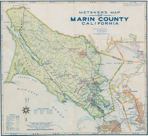 Map Of Marin County California – secretmuseum