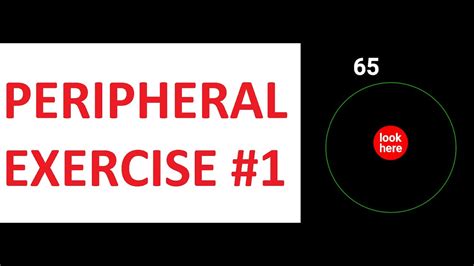 PERIPHERAL VISION EXERCISE | How to improve your eyesight [Training #1] - YouTube