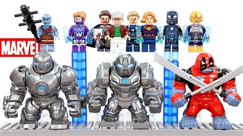 LEGO Minifigures Iron Monger & Whiplash Big Figure Marvel Avengers Custom Lego Minifigures