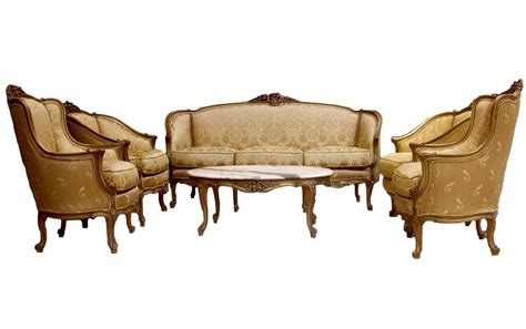 French Provincial Living Room Set Furniture