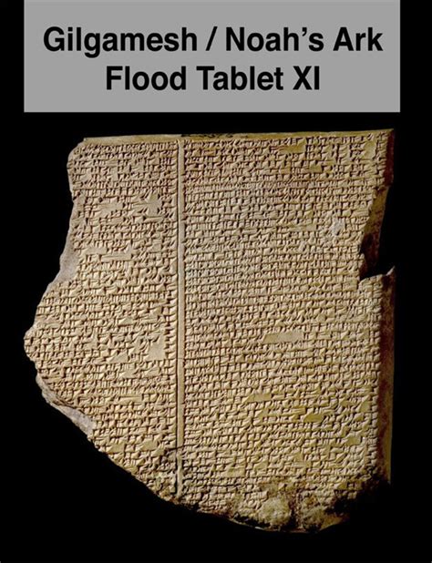 The Flood Tablet XI Epic of Gilgamesh Noah's Ark Stand | Etsy