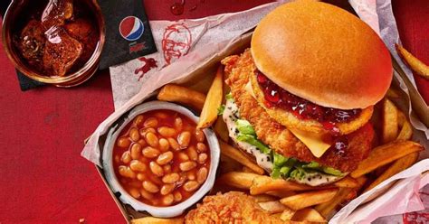 KFC is now selling a Christmas dinner box with festive fries and stuffing burger - Mirror Online