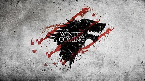 HD wallpaper: artwork, Game of Thrones, grunge, Winter Is Coming, House Stark | Wallpaper Flare