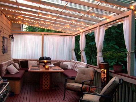 Cheap Patio Cover In Backyard Ideas With Deck : Cool Cozy Place with Backyard Ideas with Deck ...