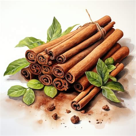 Premium AI Image | Cinnamon Sticks Clipart