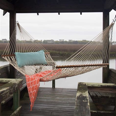 Large Oatmeal Duracord Rope Hammock | Pawleys Island Hammocks