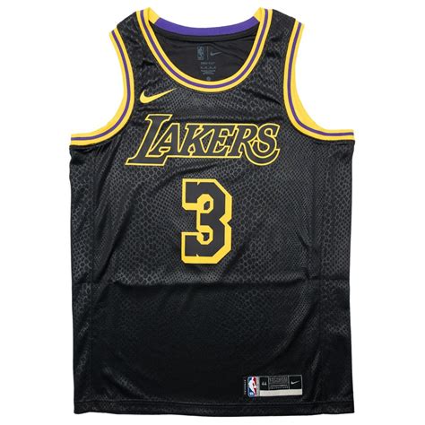 nike men nba swingman jersey anthony davis lakers black davis anthony