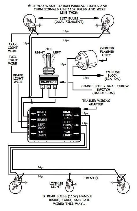 Turn Signal And Hazard Light Wiring Diagram