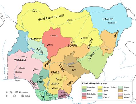 Nigerian Results | Map of nigeria, History of nigeria, Linguistics