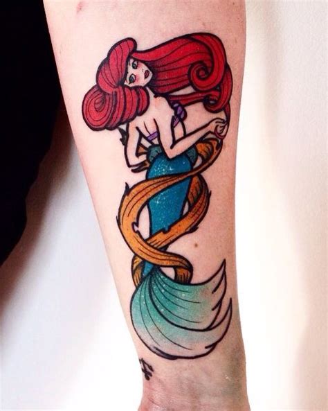 Ariel, the little mermaid by @kariok1 | Tattoos, Ariel tattoo, Mermaid ...