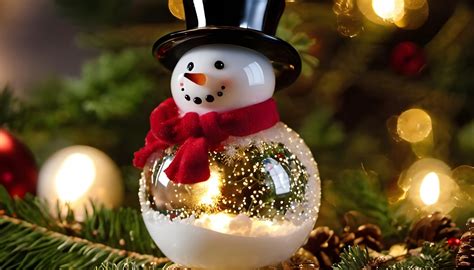 Snowman Christmas Background Free Stock Photo - Public Domain Pictures