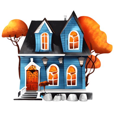 Halloween House Clipart · Creative Fabrica