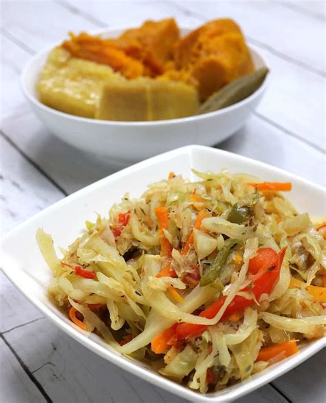 Steamed Cabbage And Saltfish Recipe