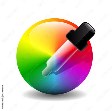 Vector color picker icon Stock Vector | Adobe Stock