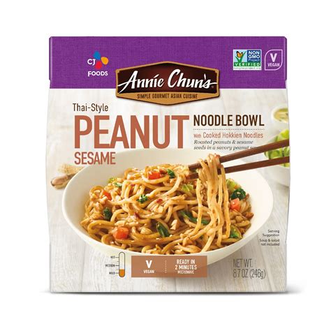 Buy Annie Chun's - Noodle Bowl, Thai-Style Peanut Sesame Flavor, Instant & Microwavable, Non-GMO ...