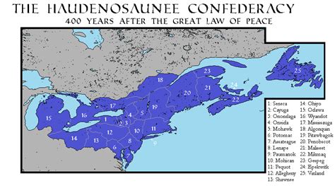 The Haudenosaunee Confederacy : r/imaginarymaps