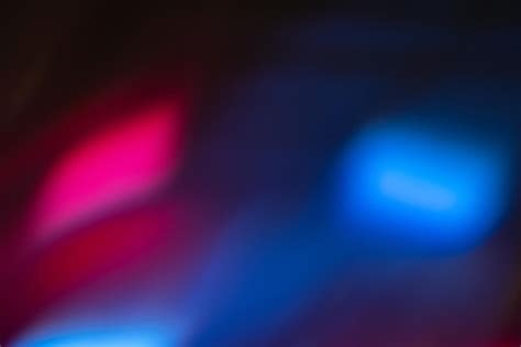 Blur neon light lens flare overlay blue pink dark - Stock Image ...