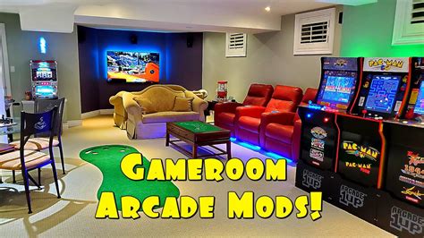 Gameroom/ Mancave Arcades! Perfect nostalgic entertainment - YouTube