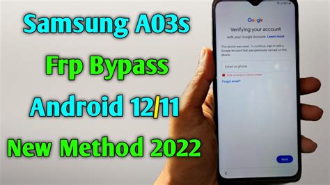 Samsung A03s (SM-A037F) Frp Bypass/Unlock Google Account Lock Android 12/11 | Samsung Frp Tool ...