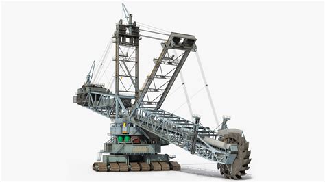 Andrey Simonenko - Bagger 293 Bucket Wheel Excavator Rigged 3D model