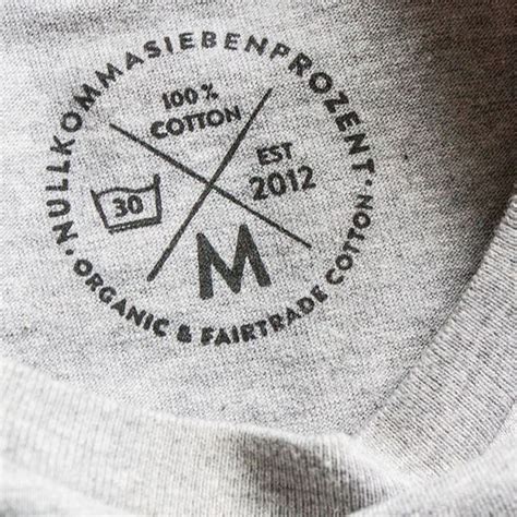 "Nullkommasiebenprozent" in Fashion | Clothing labels design, Tag design, Clothing tags