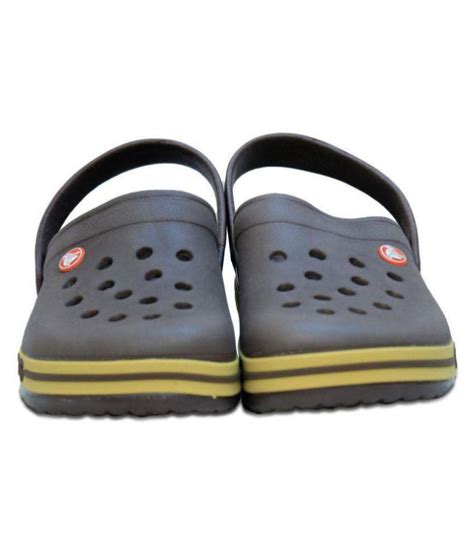 Crocs Brown Slide Flip flop Price in India- Buy Crocs Brown Slide Flip flop Online at Snapdeal