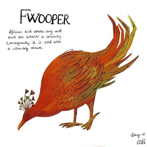 Back to my fantastic beasts drawings this heres a Fwooper. #drawingaday2018 #harrypot… | Harry ...