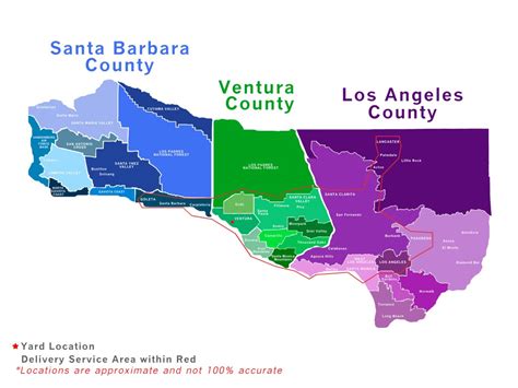 Service Area Map (Detailed) - Porta-Stor