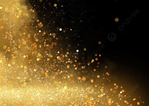 Light Irradiation Gold Particle Dust Background, Dust, Light ...