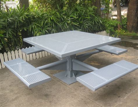 Commercial Steel Picnic Table / SPP-104A - Sunperk