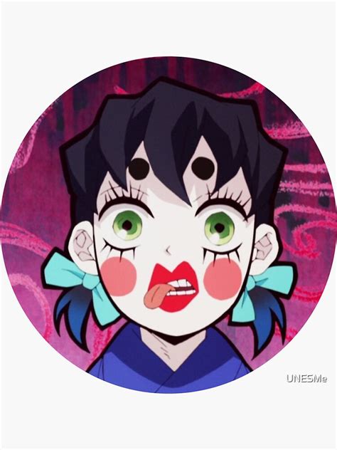 "Inosuke Funny face" Sticker by UNESMe | Redbubble