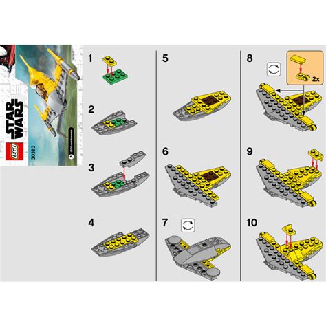 LEGO Naboo Starfighter Set 30383 Instructions | Brick Owl - LEGO ...