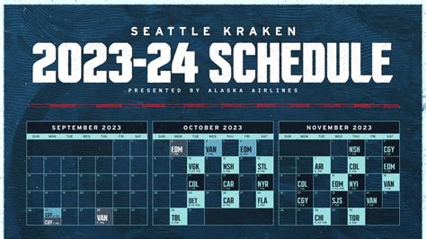 Release The Kraken (Schedule)! - The Hockey News Seattle Kraken News, Analysis and More