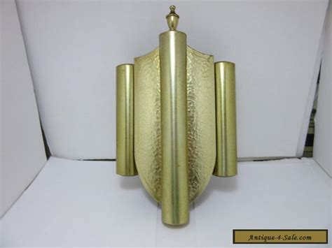 VINTAGE NUTONE HAMMERED BRASS MT VERNON DOOR BELL CHIME ART DECO for Sale in Canada