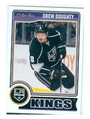 Drew Doughty hockey card (Los Angeles Kings Stanley Cup Champion) 2014 2015 O Pee Chee #423