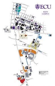 map | Parking & Transportation | ECU