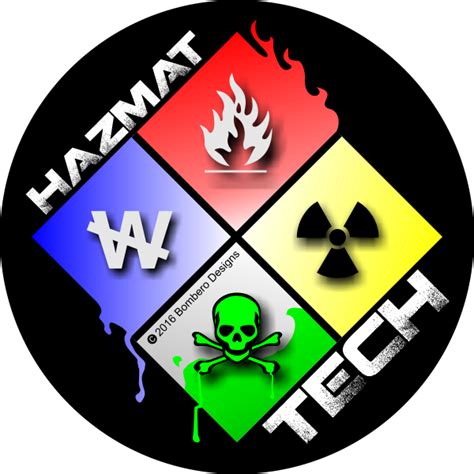 HAZMAT Tech Sticker – Bombero Designs