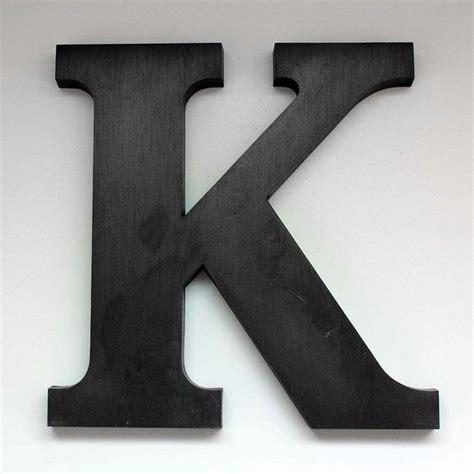 Vintage Letter K for Wall Decor