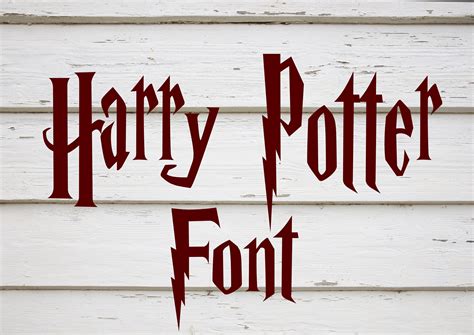 Harry Potter Font Svg Free - Free SVG Cut Files